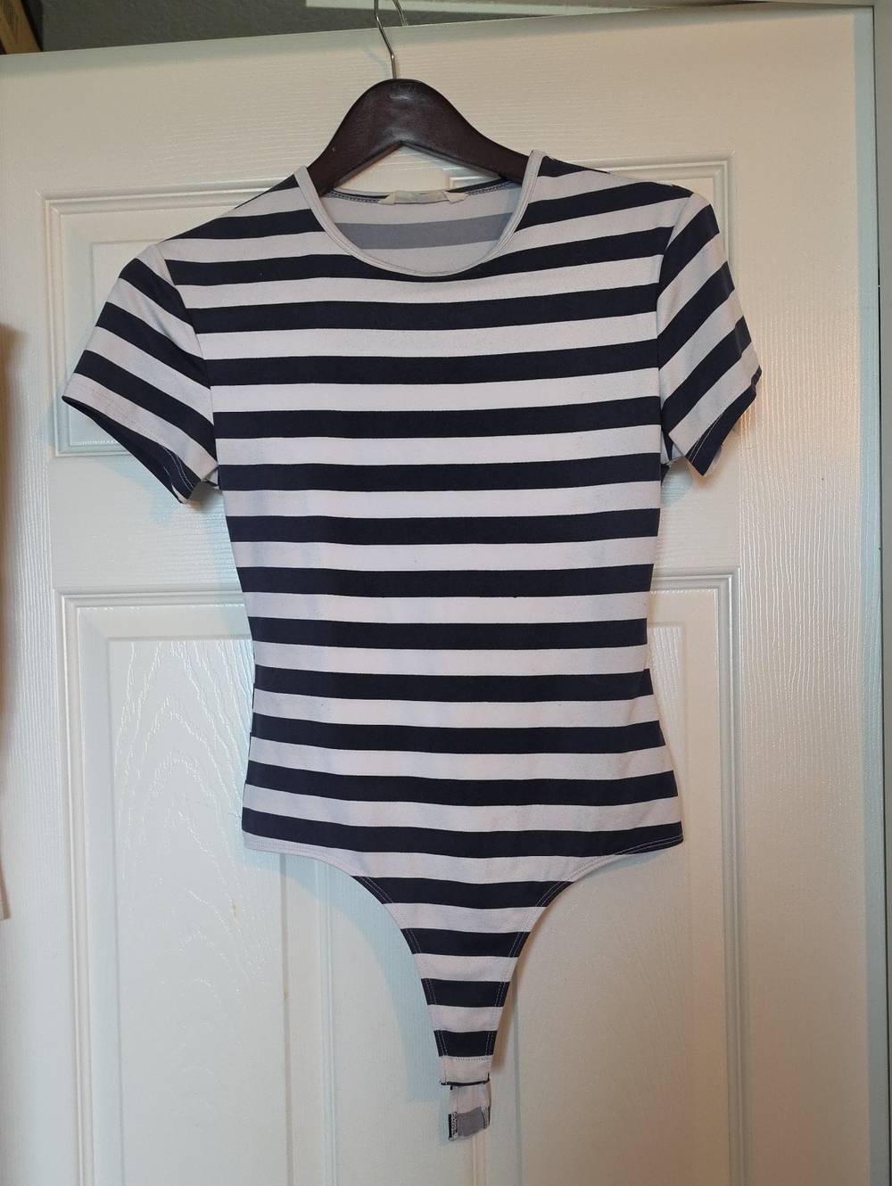Bluenotes Black & White Striped Kids Bodysuit